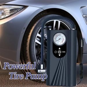 Compresseur d&rsquo;Air Électrique Portable – Voiture, Moto, Vélo
