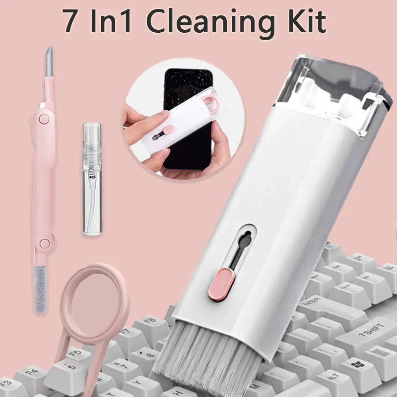 Kit de Brosses de Nettoyage pour Clavier d&rsquo;Ordinateur 7 en 1