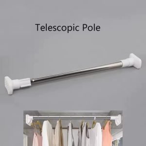 Tringle Télescopique Extensible en Acier Inoxydable – Polyvalente & Robuste